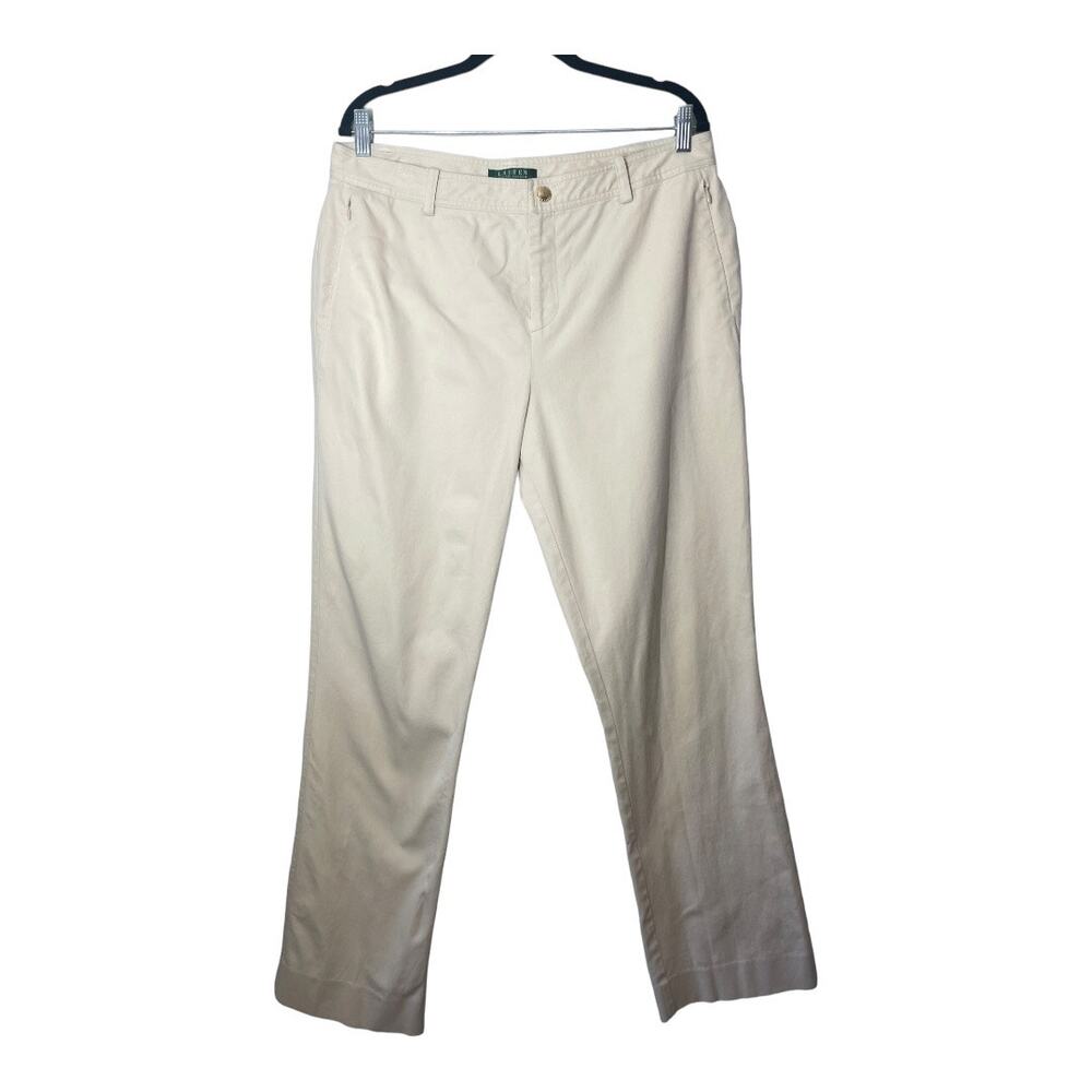 Lauren Ralph Lauren LRL Khaki Pants Womens 14 Beige